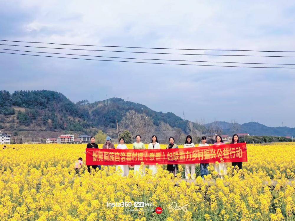 新晃县妇联：金色花海绽芳华·巾帼助力乡村兴—村播妇联及巾帼同